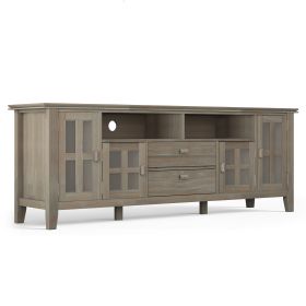 Artisan - 72" TV Media Stand - Distressed Grey