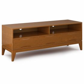 Harper - TV Media Stand - Teak Brown