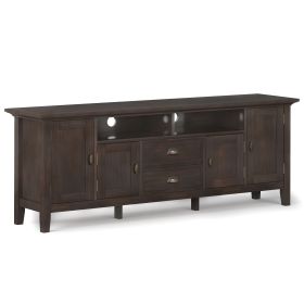 Redmond - 72" TV Media Stand - Brunette Brown