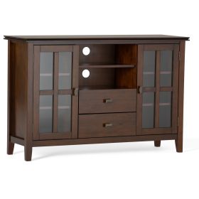 Artisan - Tall TV Media Stand - Russet Brown