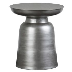 Toby - Metal Accent Table - Silver