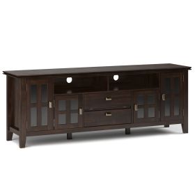 Artisan - 72" TV Media Stand - Tobacco Brown