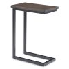 Skyler - C Side Table - Walnut Brown