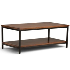 Skyler - Coffee Table - Dark Cognac Brown