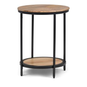 Jenna - Round Side Table - Natural