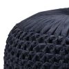 Renee - Round Pouf - Navy