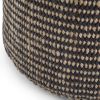 Larissa - Round Braided Pouf - Natural