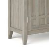 Bedford - Sideboard Buffet and Wine Rack - Distressed Grey