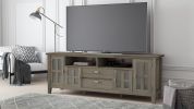 Artisan - 72" TV Media Stand - Distressed Grey