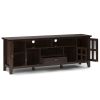 Artisan - 72" TV Media Stand - Tobacco Brown