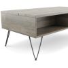 Hunter - Lift Top Coffee Table - Grey