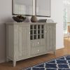 Bedford - Sideboard Buffet and Wine Rack - Distressed Grey