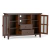 Artisan - Tall TV Media Stand - Russet Brown