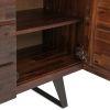 Lowry - Sideboard Buffet - Distressed Charcoal Brown