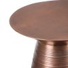 Sheridan - Metal Accent Table - Aged Copper