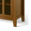 Artisan - Tall TV Media Stand - Honey Brown