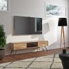 Hunter - 68" TV Media Stand - Natural