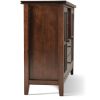 Artisan - Tall TV Media Stand - Russet Brown