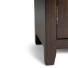 Cosmopolitan - 72" Wide TV Media Stand - Mahogany Brown