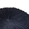 Renee - Round Pouf - Navy