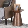 Sheridan - Metal Accent Table - Aged Copper