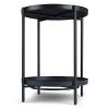 Monet - Metal End Table - Black