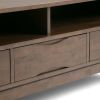 Harper - TV Media Stand - Walnut Brown