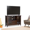 Artisan - Tall TV Media Stand - Russet Brown