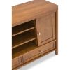 Warm Shaker - TV Media Stand - Light Golden Brown