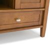 Warm Shaker - TV Media Stand - Light Golden Brown