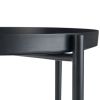 Monet - Metal End Table - Black