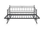 Metal Daybed with Pop-up Trundle