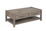 Bridgevine Home Cypress Lane 50 inch Coffee Table, No Assembly Required, White Oak Finish