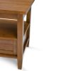 Warm Shaker - End Table - Light Golden Brown