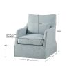 Skirted Swivel Chair