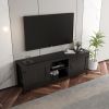 WESOME TV Stand Storage Media Console Entertainment Center with 2 Doors, Multiple Colors