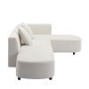 L-Shaped Sectional Luxury Modern Style Living Room Upholstery Sofa