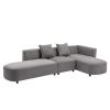 L-Shaped Sectional Luxury Modern Style Living Room Upholstery Sofa