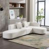 L-Shaped Sectional Luxury Modern Style Living Room Upholstery Sofa